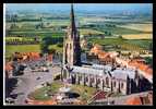 Hondschoote  Vue Aérienne - église Et Le Nouveau Jardin 59.309.00.0.6732 - Hondshoote