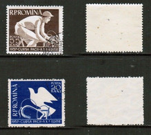 ROMANIA   Scott: # 1153-4 USED (CONDITION AS PER SCAN) (WW-2-119) - Used Stamps