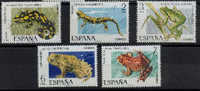 Spain Edifil 2272-6** Mnh 1975 Fauna Hispánica Wlidlife - Kikkers