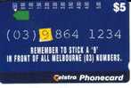 AUSTRALIA $5 AUSTEL  BLUE SYDNEY  NEW PHONE SYSTEM  TAMURA  AUS-319 - Australie