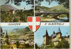 CPSM DENTELEE SOUVENIR D'ALBERTVILLE MULTIVUES - Albertville