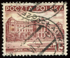 Pays : 390,2 (Pologne : République)  Yvert Et Tellier N° :    393 (o) - Usati