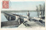 45 - LOIRET - BRIARE - LE PONT CANAL - PENICHE - ATTELAGE - TRES BELLE CARTE COLORISEE - Briare