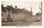 45 - LOIRET - ARTENAY - LA PLACE - VOITURES - CAFE TABAC - COMMERCE - CLOCHER - CARTE ANIMEE - Artenay