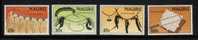 NAURU 1987 ARTIFACTS SET OF 4 NHM - Nauru