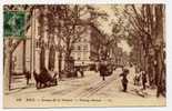 Réf 82  - NICE - Avenue De La VICTOIRE ( Carte Animée - Tramway, Attelage) - Straßenverkehr - Auto, Bus, Tram