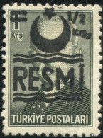 Pays : 489,1 (Turquie : République)  Yvert Et Tellier N° : S   38 (o) - Official Stamps