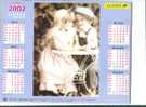 Calendrier Almanach Du Facteur 2002 Enfants En Costume De Mariés - Formato Grande : 2001-...