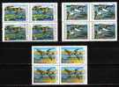 BIRDS - Russie - 1990 - 3v Bl.de 4 - MNH - Canards