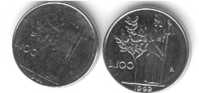 Lire 100:  1991 - 1992 - 2 Differenti Anni / 2 Different - 100 Lire