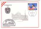 AUSTRIA / ÖSTERREICH 1991 - EXHIBITION CARD #61 - SPECIAL STAMPED - Cept Stamps " SATELLITE " - 1991