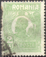 Pays : 409,21 (Roumanie : Royaume (Ferdinand Ier))  Yvert Et Tellier N° :   288 B (o)  Type III - Usati