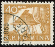 Pays : 409,9 (Roumanie : République Populaire)  Yvert Et Tellier N° :  1696 (o) - Usado