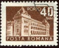 Pays : 410 (Roumanie : République Socialiste)  Yvert Et Tellier N° : Tx   131 Gauche (o) / Michel P 111 A - Impuestos