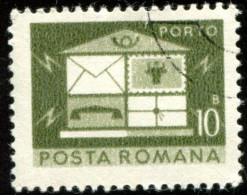 Pays : 410 (Roumanie : République Socialiste)  Yvert Et Tellier N° : Tx   134 Gauche (o) / Michel RO P 120 A - Impuestos