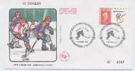 FDC Jeux Olympiques D´Hiver 1992 (Thème HOCKEY) (1187) - Hiver 1992: Albertville