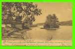 WORCESTER, MA - LAKE QUINSIGAMOND - TRAVEL IN 1906 - METROPOLITAN NEWS CO - UNDIVIDED BACK - - Worcester