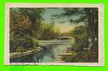 WORCESTER, MA -  ELM PARK - CARD TRAVEL IN 1911 - - Worcester