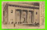 WORCESTER, MA - THE NEW BANK BUILDING - ANIMATED - CARD TRAVEL IN 1907 - UNDIVIDED BACK - - Worcester