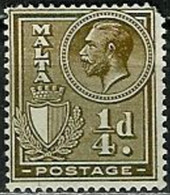 MALTA..1926..Michel # 115...MLH. - Malta (...-1964)