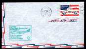 USA Inaugural First Flight Boeing 747 Luthansa,Los Angeles-Amsterdam,Frankfurt/Main,special Cover And Post Mark 1977 . - 3a. 1961-… Gebraucht