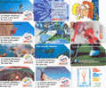 Italia - 12 Different Used Cards :  Sci, Volley, Golf, .... - Collezioni