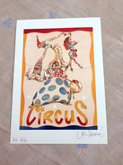 Ex-Libris Severin - Clowns - état Impeccable - Dimensions: 21 * 15 Cm - Limité à 75 Exemplaires - Porte Le N° 60 - Signé - Illustrators A - C