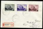 Belgique 1938 Roi Aviateur   Lettre Recommandée Vers SUISSE  15-3-1938 - Cartas & Documentos