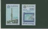 T0273 Europa Antenne Telecom Ordinateur Tourisme 369 à 370 Andorre 1988 Neuf ** - 1988