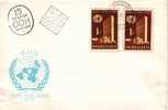 BULGARIA  1960  15 Years OON  Perf+ Imperf.  FDC - Sonstige & Ohne Zuordnung