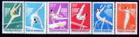 Roumanie 1977 - Yv.no.3065/70  ,obliteres,serie Complete - Gymnastics