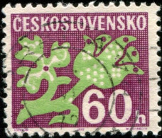 Pays : 464,2 (Tchécoslovaquie : République Fédérale)  Yvert Et Tellier N° : Tx   106 (o) - Timbres-taxe