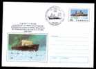 Romania 1997,stationery Cover With Atomic Ship ARKTIKA,special Cancelled - Atomenergie