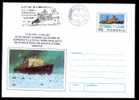 Romania 1997,stationery Cover With Atomic Ship ARKTIKA,special Cancelled - Atome