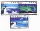 2002-15 CHINA Landscapes Of Antarctic 3V STAMP - Sonstige & Ohne Zuordnung