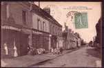 SEINE ET MARNE - Villiers St Georges - Rue De La Gare Et Place Du Marché - Villiers Saint Georges