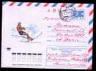RUSSIA 1972 Very Rare Stationery Cover With Water-sking,mailed. - Water-skiing
