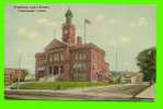 WILLIMANTIC, CT - WINDHAM COURT HOUSE - ANIMATED - CARD TRAVEL IN 1912 - - Other & Unclassified