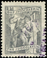 Pays : 507,2 (Yougoslavie : République Démocratique Fédérative)   Yvert Et Tellier N° :    588 (o) - Used Stamps