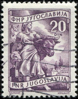 Pays : 507,2 (Yougoslavie : République Démocratique Fédérative)   Yvert Et Tellier N° :    593 (o) - Used Stamps