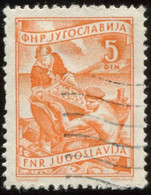Pays : 507,2 (Yougoslavie : République Démocratique Fédérative)   Yvert Et Tellier N° :    602 (o) ; Michel  719 II - Oblitérés