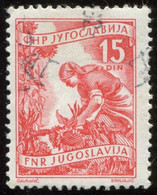 Pays : 507,2 (Yougoslavie : République Démocratique Fédérative)   Yvert Et Tellier N° :    606 (o) - Used Stamps