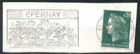 Flamme Sur Fragment 51 EPERNAY Ppal 1969 Epernay - Mechanical Postmarks (Advertisement)