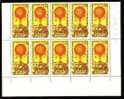 BULGARIA / BULGARIE  - 1977 - Balloones - Sheet Of 10 St. - MNH - Mongolfiere