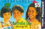 AUSTRALIA $5  AUSTRALIA DAY 1995 CHILDREN  FACES  MINT AUS- 195 READ DESCRIPTION !! - Australië