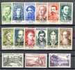 FRANCE SMALL GROUP  1957-59 3 DIFFERENT SETS LIGHT HINGED - Collections