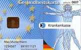 ALLEMAGNE CARTE A PUCE DE SANTE KRANKENKASSE SUPERBE - Cartes De Salon Et Démonstration