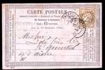 FRANCE Post Card Mailed In 1879!. - Cartoline Precursori