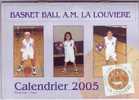 Basket Ball A.M. La Louvière - Calendrier 2005 - Tamaño Pequeño : 2001-...