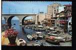 Jolie CP Finement Ciselée 13 Bouches Du Rhône Marseille - Promenade De La Corniche Pont & Vallon Des Auffes - A Circulée - Endoume, Roucas, Corniche, Plages